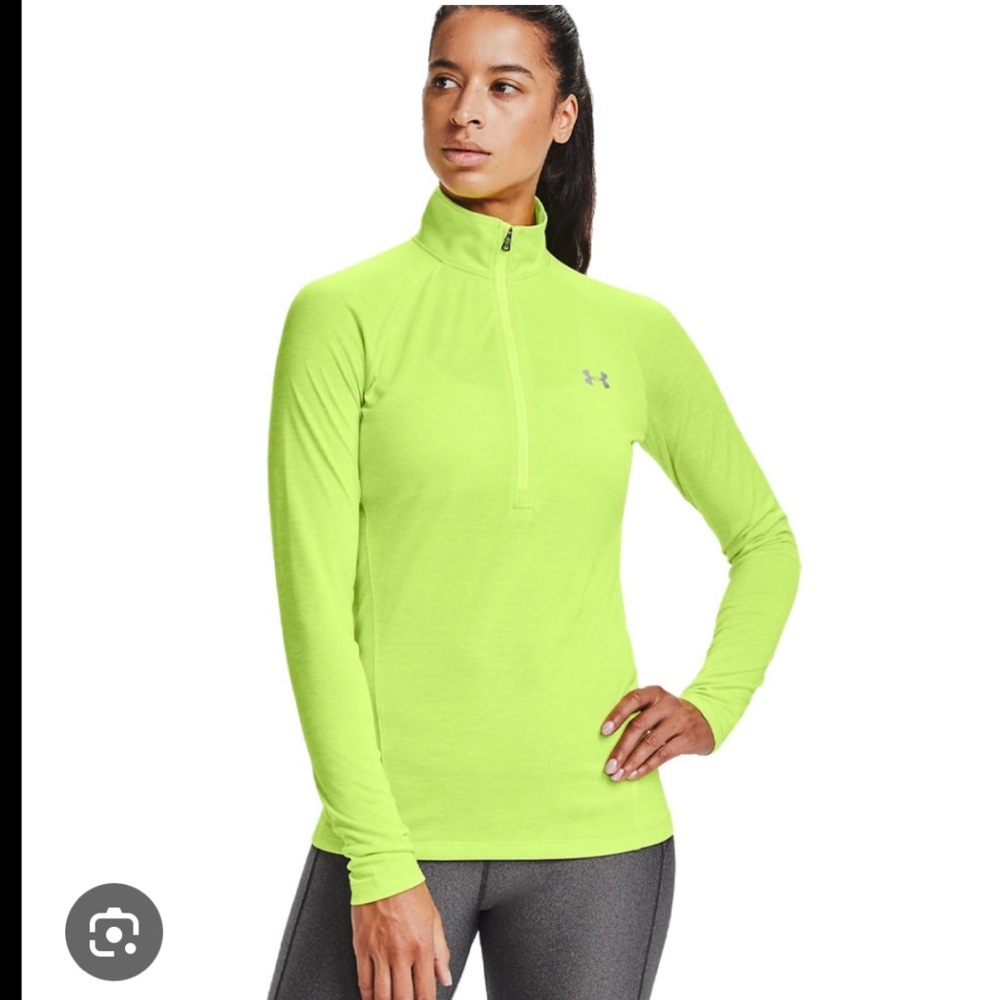 ***NEW***Under Armour Women's Neon Yellow Long Sleeve Tee